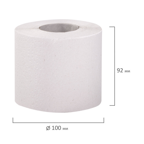 Бумага туалетная LAIMA "Мягкий рулончик" 51 м , белая, 1-слойная, 100 % целлюлоза фото 9