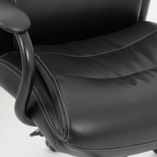 Кресло офисное BRABIX PREMIUM "Heavy Duty HD-004", до 200 кг, экокожа, черное фото 7