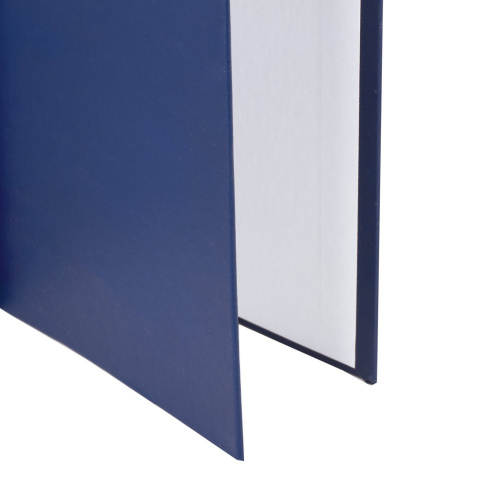 Папка-обложка для дипломного проекта STAFF, А4, 215х305 мм, фольга, 3 отверстия под дырокол, синяя фото 7