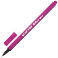 Ручка капиллярная (линер) BRAUBERG "Aero", трехгранная, металлический наконечник, розовая
