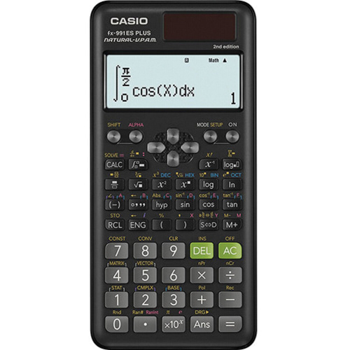 Калькулятор инженерный CASIO, 162х77 мм, 417 функций, двойное питание, сертифицирован для ЕГЭ