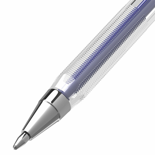 Ручки шариковые BRAUBERG "M-500", 4 шт., линия письма 0,35 мм, синие фото 5