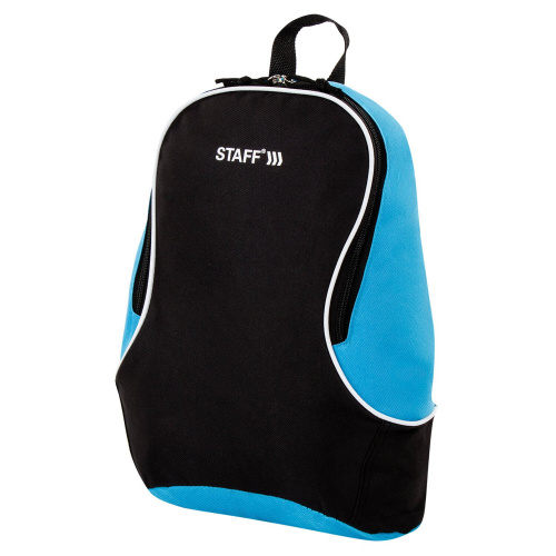 Рюкзак STAFF FLASH, 40х30х16 см, универсальный, черно-синий