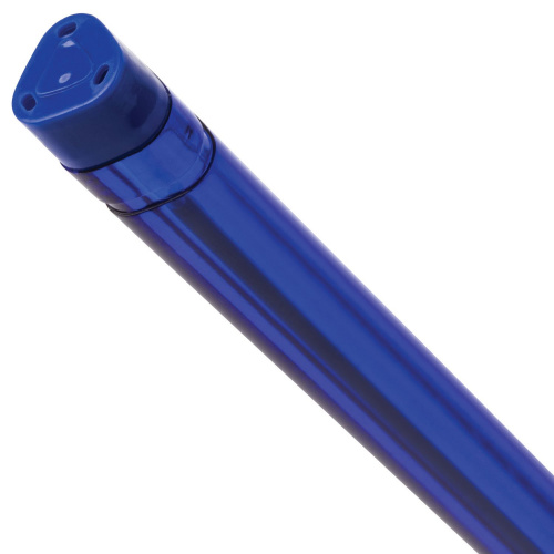 Ручка шариковая масляная BRAUBERG "Marine", корпус тонированный синий, линия письма 0,35 мм, синяя фото 6