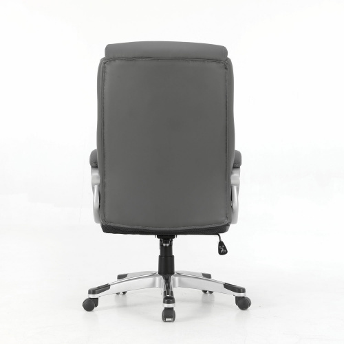 Кресло офисное BRABIX PREMIUM "Level EX-527", пружинный блок, рециклированная кожа, серое фото 7