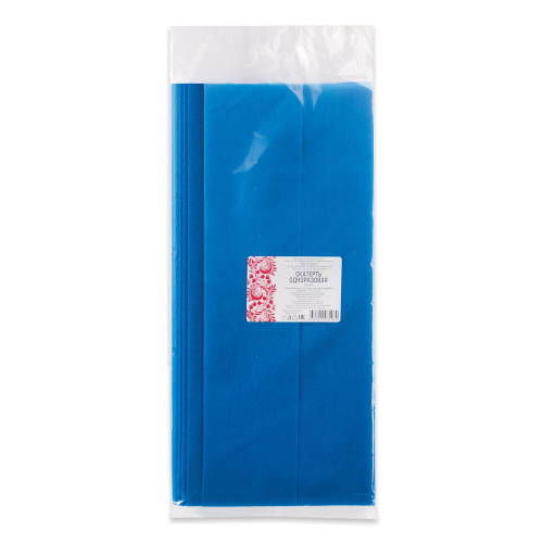 Скатерть одноразовая из нетканого материала спанбонд ИНТРОПЛАСТИКА, 140х110 см, синяя фото 2
