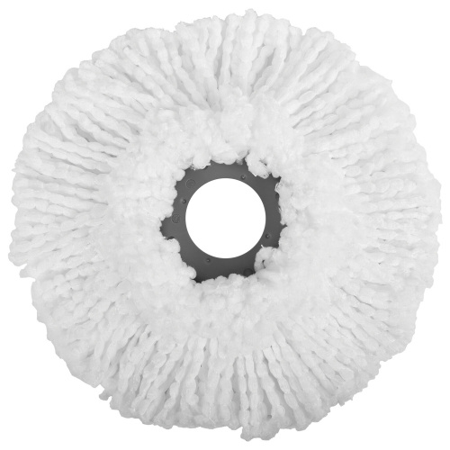 Насадка круглая для швабры LAIMA, из набора для уборки, крепление кольцо, микрофибра фото 7