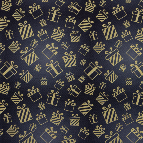 Бумага упаковочная ЗОЛОТАЯ СКАЗКА "Golden pattern", 70x100 см, 10 дизайнов ассорти фото 5