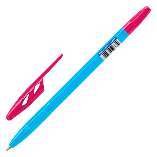 Ручка шариковая BRAUBERG "ULTRA MIX", узел 0,7 мм, синяя фото 5