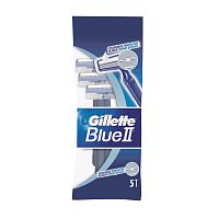 Бритвы одноразовые GILLETTE BLUE 2, 5 шт., для мужчин