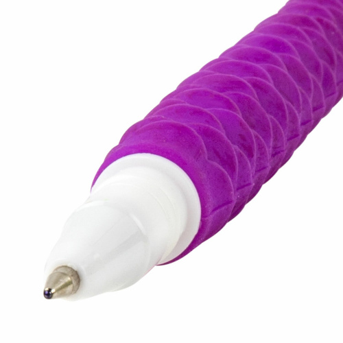 Ручка фигурная шариковая ЮНЛАНДИЯ "Русалка", ассорти, пишущий узел 0,7 мм, синяя фото 3
