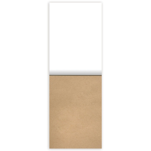 Скетчбук крафт-бумага BRAUBERG, 80г/м2, 205х290мм, 50 л., склейка, жёсткая подложка фото 7