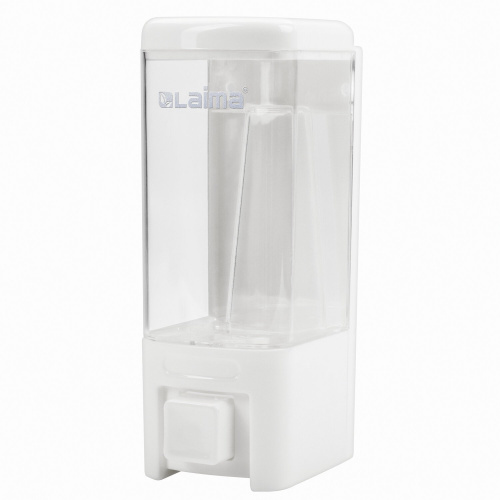 Диспенсер для жидкого мыла LAIMA, 0,48 л, белый, ABS пластик, наливной фото 2