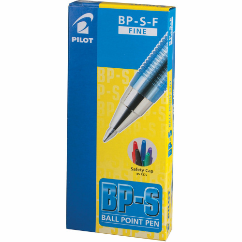 Ручка шариковая масляная PILOT "BP-S", корпус тонированный, узел 0,7 мм, линия письма 0,32 мм, синяя фото 5