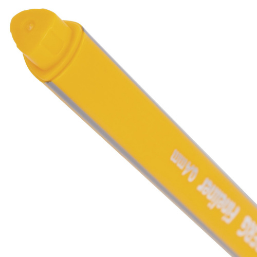 Ручка капиллярная (линер) BRAUBERG "Aero", металлический наконечник, линия письма 0,4 мм, желтая фото 5
