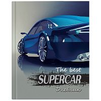 Дневник ЮНЛАНДИЯ "Supercar", 1-4 класс, 48 л., твердый, глянцевая ламинация, с подсказом
