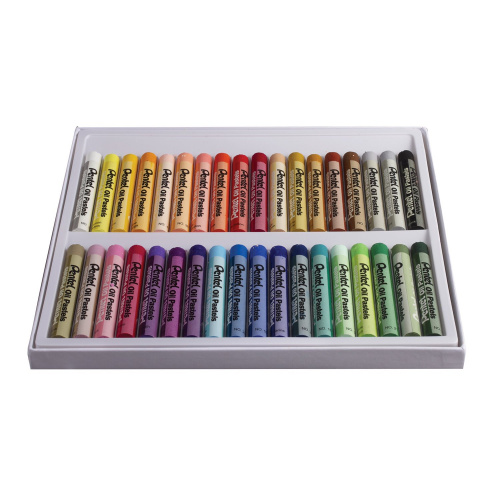 Пастель масляная художественная PENTEL "Oil Pastels", 36 цветов, круглое сечение, картонная упаковка фото 2