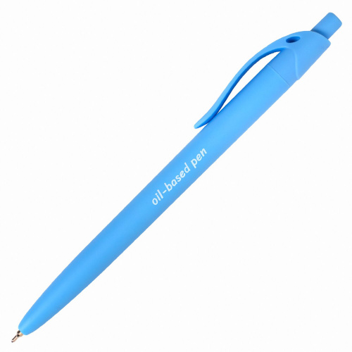 Ручка шариковая масляная автоматическая BRAUBERG "FRUITY Pastel", линия письма 0,35 мм, синяя фото 10