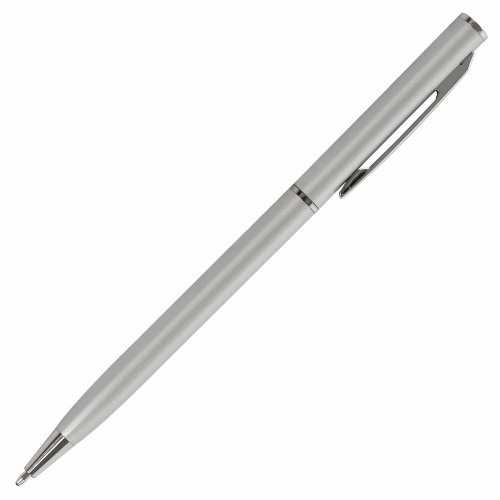 Ручка подарочная шариковая BRAUBERG "Delicate Silver", корпус серебристый, синяя фото 6