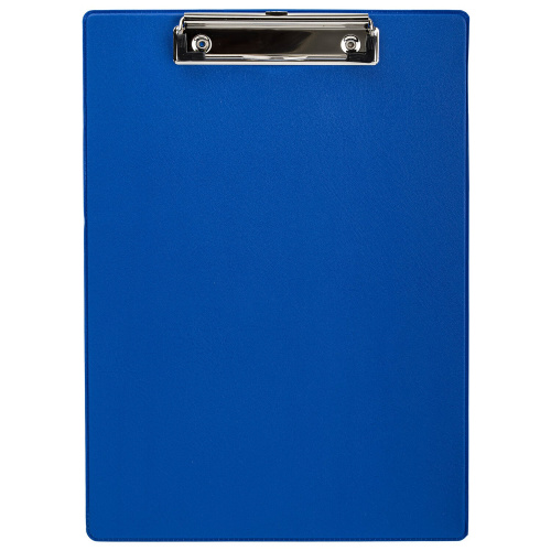 Доска-планшет STAFF, А4, с прижимом, картон/ПВХ, синяя фото 5