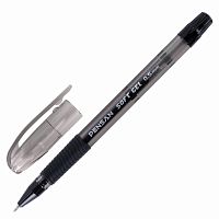 Ручка гелевая с грипом PENSAN "Soft Gel Fine", линия 0,4 мм, черная