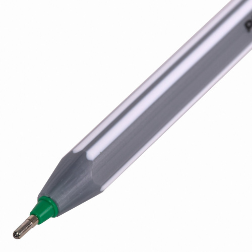 Ручка шариковая масляная PENSAN "Triball", трехгранная, линия письма 0,5 мм, зеленая фото 6