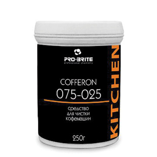 Чистящее средство для кофемашин и кофеварок PRO-BRITE COFFERON, 250 г, порошок, банка