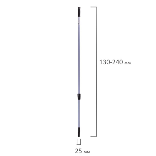 Ручка телескопическая LAIMA PROFESSIONAL, 240 см, алюминий, стяжка, окномойка фото 9