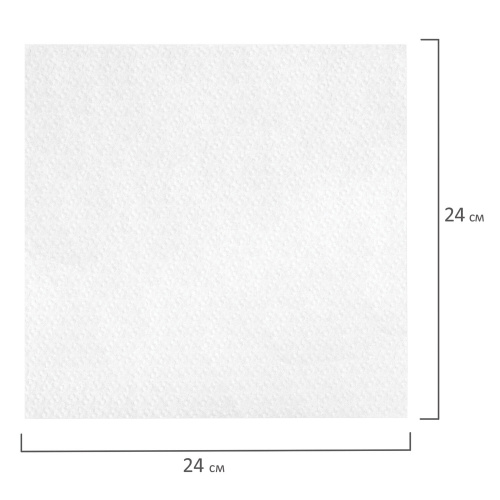 Салфетки бумажные LAIMA "Big Pack" 24х24 см, 400 шт. / пач, белые, 100% целлюлоза фото 6