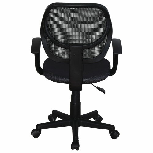 Кресло компактное BRABIX "Flip MG-305", ткань TW, серое/черное фото 6