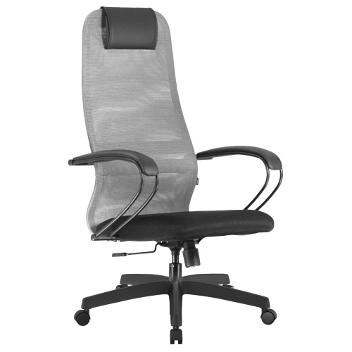Кресло BRABIX PREMIUM "Ultimate EX-800" пластик, плотная двойная сетка Х2, черное/серое, 532915 фото 2