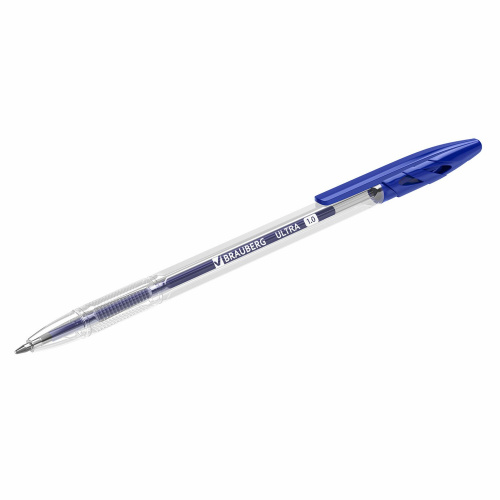 Ручки шариковые BRAUBERG "ULTRA", 4 шт. (2 синих, 1 черная, 1 красная), узел 1 мм фото 9