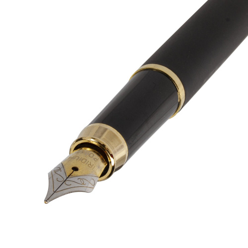 Ручка подарочная перьевая BRAUBERG Maestro, корпус черный, линия письма 0,25 мм, синяя фото 8
