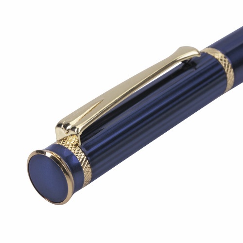 Ручка подарочная шариковая BRAUBERG "Perfect Blue", корпус синий, линия письма 0,7 мм, синяя фото 8
