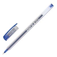 Ручка шариковая масляная STAFF "Basic", корпус матовый, линия письма 0,3 мм, синяя