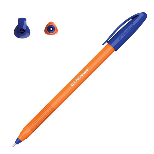 Ручка шариковая масляная ERICH KRAUSE "U-108 Orange" синяя, узел 1,0 мм, линия 0,3 мм фото 7