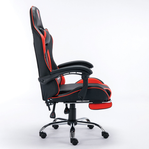 Кресло компьютерное BRABIX "Dexter GM-135", подножка, две подушки, экокожа, черное/красное, 532799 фото 9