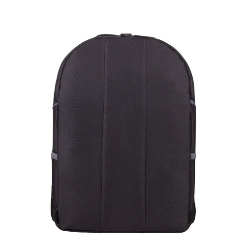 Рюкзак STAFF TRIP, 40x27x15,5 см, универсальный, 2 кармана, черный с серыми деталями фото 4