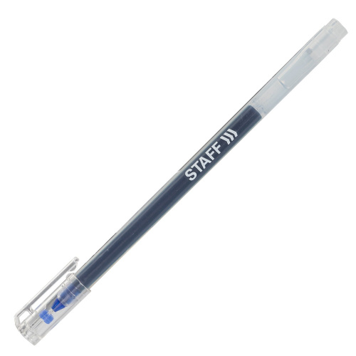 Ручка гелевая STAFF "EVERYDAY", длина письма 1000 м, линия письма 0,35 мм, синяя фото 2