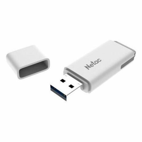 Флеш-диск 8 GB NETAC U185, USB 2.0, белый, NT03U185N-008G-20WH фото 3