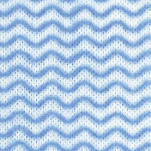 Салфетки универсальные LAIMA, 34х38 см, 10 шт., 50 г/м2, вискоза, синяя волна фото 2