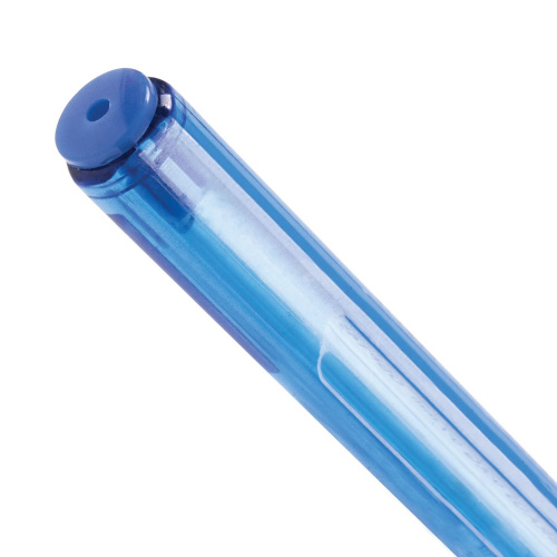 Ручка шариковая масляная BRAUBERG "Extra Glide Tone", трехгранная, линия письма 0,35 мм, синяя фото 7