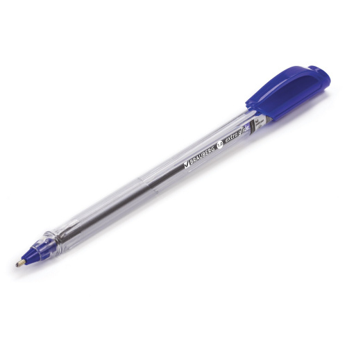 Ручка шариковая масляная BRAUBERG "Extra Glide", трехгранная, линия письма 0,5 мм, синяя фото 9