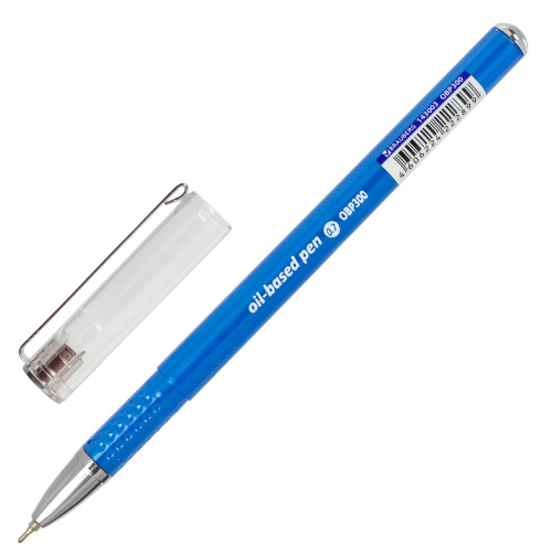 Ручка шариковая масляная BRAUBERG "Oxet Color", корпус ассорти, линия письма 0,35 мм, синяя фото 6
