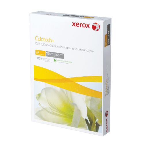 Бумага XEROX, А4, 250 г/м2, 250 л., для полноцветной лазерной печати, А++, Австрия, 170%
