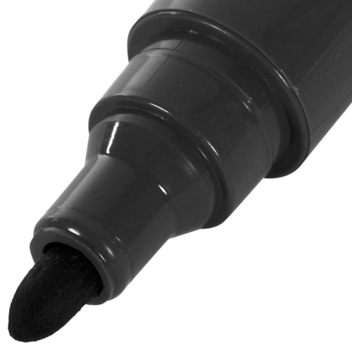Маркер перманентный STAFF "Basic Budget PM-125", круглый наконечник 3 мм, черный фото 6