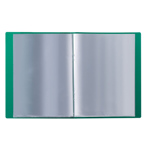 Папка BRAUBERG, 20 вкладышей,  0,6 мм, стандарт, зеленая фото 7