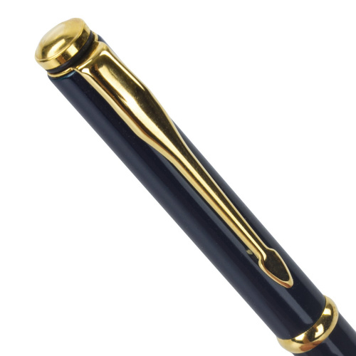 Ручка подарочная шариковая GALANT "Arrow Gold Blue", корпус темно-синий, золотистые детали, синяя фото 6