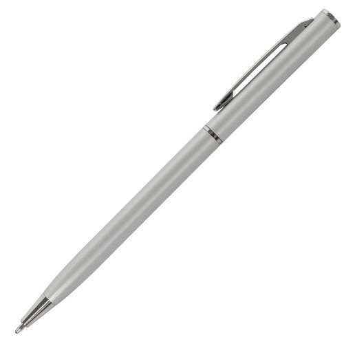 Ручка подарочная шариковая BRAUBERG "Delicate Silver", корпус серебристый, синяя фото 7
