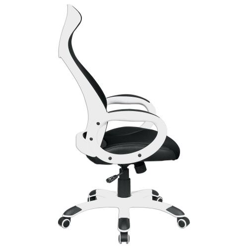 Кресло офисное BRABIX PREMIUM "Genesis EX-517", пластик белый, ткань/экокожа/сетка черная фото 8